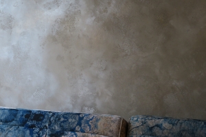 Marmorino polished plaster living room and bar